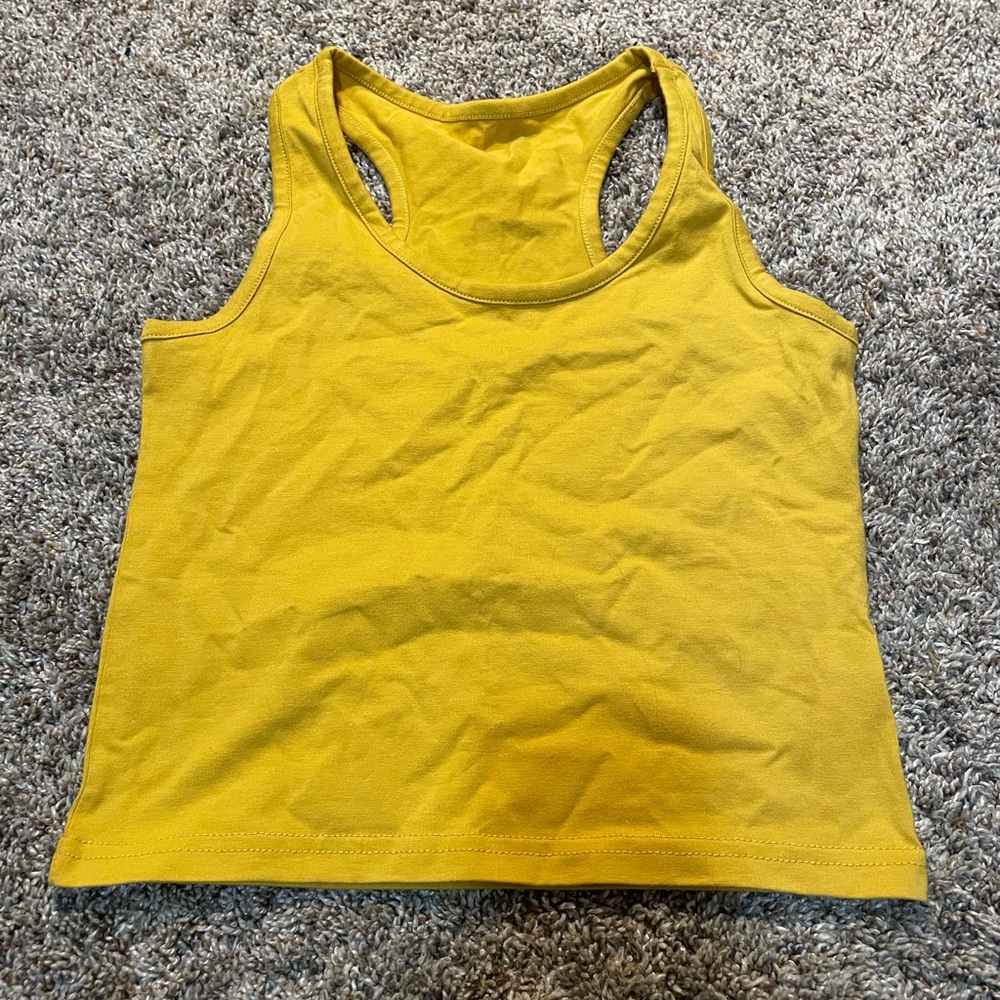 Mustard Yellow tank